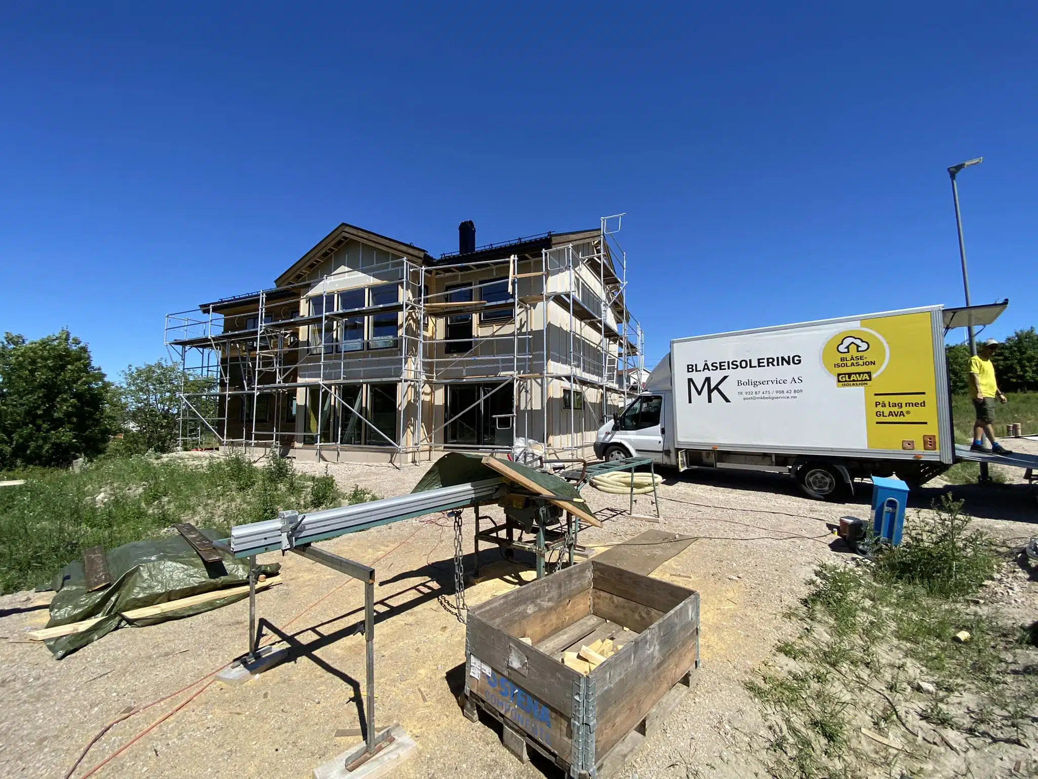 Nybygg under konstruksjon